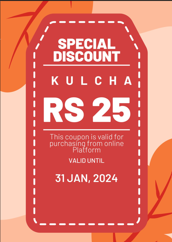 Kulcha at Rs 25